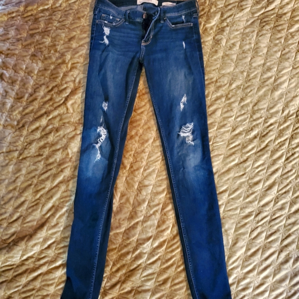 Ripped Hollister Skinny Jeans